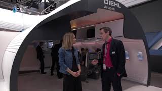 APEX  AIX 2019 Diehl Aviation Showcases Smart Cabin Surfaces [upl. by Notsuh]