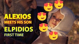 Alexios Meets His Son ELPIDIOS in Assassins Creed Odyssey  Full CutScene [upl. by Caterina]