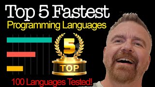 Top 5 Fastest Programming Languages Rust C Swift Java and 90 more compared [upl. by Kauslick594]