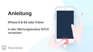 Tutorial Wie man das iPhone in den DFUModus versetzt  iPhone 6S oder früher [upl. by Anaeda]