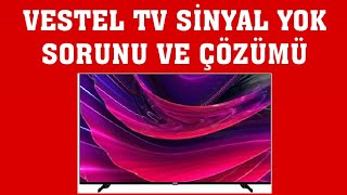 Vestel TV Sinyal Yok Sorunu Çözümü  Sinyal Zayıf Uyarısı Giderme [upl. by Eehc]