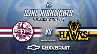 HIGHLIGHTS Flin Flon Bombers at Nipawin Hawks  Sat Nov 9th 2024 [upl. by Sibeal]