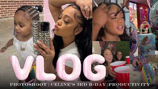 LONG OVER DUE VLOG  COSMETIC PHOTOSHOOT  CELINE TURNS 3  PRODUCTIVITY  GIRL CHAT amp MORE  SHADED [upl. by Regan335]