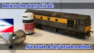 Episode 9 Weathering a locomotive Airbrush amp dry brush [upl. by Jaquenette]