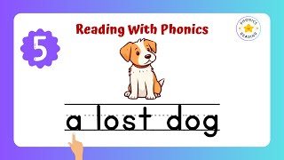 Reading with Phonics  Lesson 5  phonicsreading [upl. by Garda]