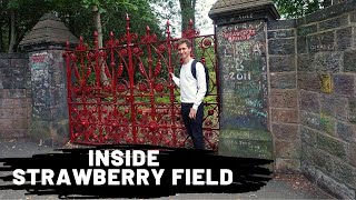 Inside Strawberry Field in Liverpool The Beatles Tour [upl. by Erdnaet731]