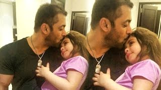 CUTE Little Fan Suzi Hugging amp Kissing Salman Khan [upl. by Dnaltiak]