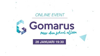 TERUGKIJKEN Online event Gomarus Scholengemeenschap 28 jan 2021  1930 uur [upl. by Jacobine231]