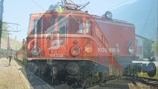 1042 und 1020 mit Schlieren auf der Tauernbahn [upl. by Nich367]