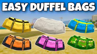 BRAND NEW TOP 5 COLORED DUFFEL BAG GLITCHES IN GTA 5 ONLINE 166 ALL CONSOLES [upl. by Tollmann]