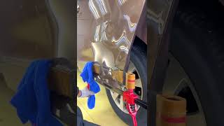 Repair process of car door dents [upl. by Tirza776]