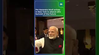 Pm Narendra Modi arrives in New York to attend UN’s Summit of the Future [upl. by Mathi]