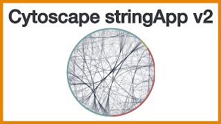 Cytoscape stringApp v2 Brief introduction to new features for heterogeneous networks and enrichment [upl. by Ursel]