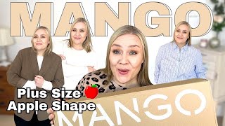 MANGO PLUS SIZE HAUL  plus size fashion try on haul [upl. by Polik465]