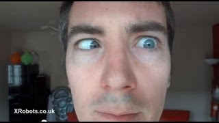 Explanation of How To move your eyes eyeballs independently party trick  James Bruton [upl. by Ahsimal]