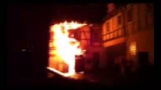 Kurzclip Feuer an Biergarten in Rotenburg [upl. by Eniamaj]