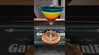 RAINBOW MARTINI ✨️ cocktail cocktailrecipes drinks [upl. by Dusa894]