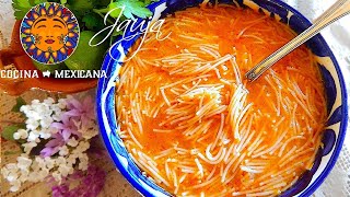 SOPA DE FIDEO CON POLLO comida de rancho [upl. by Tierza]