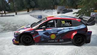 Assetto Corsa test Montecarlo 2024  Hyundai i20 Rally1  driver Marco Pittavino [upl. by Kannry529]