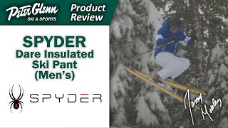 Spyder Dare Insulated Ski Pant Mens  W2324 Product Review [upl. by Harahs578]