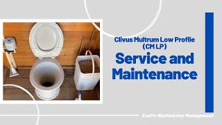 Clivus Multrum Low Profile CM LP Composting Toilet Service and Maintenance Video [upl. by Raila603]