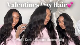 💕 Wand Curls on Textured Hair  True amp Pure Texture [upl. by Faust]