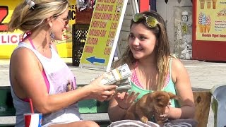 Buying Strangers DOG Prank Social Experiment [upl. by Aitnecserc]