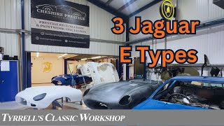 Jaguar ETypes rust bucket or work of genius  Tyrrells Classic Workshop [upl. by Barolet]