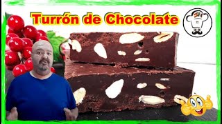 Receta fácil de turrón de chocolate casero [upl. by Remde387]