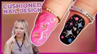 Cushioned Nail Design Tutorial [upl. by Gnolb]