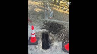 Repairing an old galvanized water line [upl. by Danete]