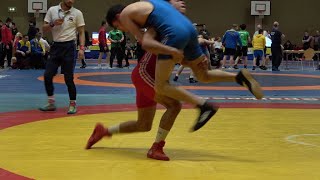 Wrestling Ringen Junioren MDM 2022 Freistil 65 kg [upl. by Novrej]