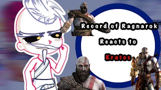 Record Of Ragnarok reacts to Kratos1 God of War Record of Ragnarok [upl. by Arvind]