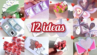 12 ideas  DIY Birthday Gift Ideas  Cute Gifts  Easy Present Ideas [upl. by Ilamad]