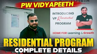 PW Vidyapeeth Residential Program Complete Details 💯 [upl. by Orin]