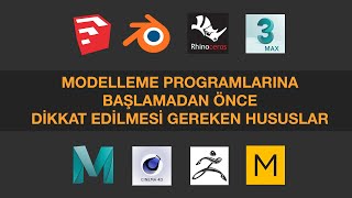 Modelleme Programlarına Başlamadan Önce Dikkat Edilmesi Gereken Hususlar Nelerdir [upl. by Sucirdor364]