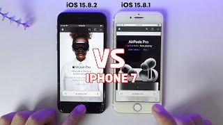 iOS 1582 Vs iOS 1581 on iPhone 7 Full Speed Test [upl. by Maryann]