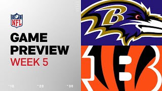 Baltimore Ravens vs Cincinnati Bengals  2024 Week 5 Game Preview [upl. by Karli]