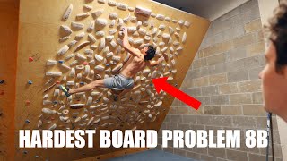 Setting The Hardest Board Problem at our Gym 8B V13 [upl. by Kei]