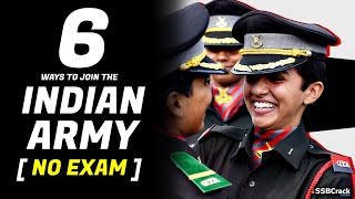 6 Ways To Become Indian Army Officer Without Written Exams [upl. by Aneema]