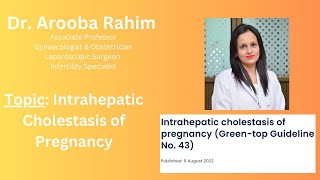 Intrahepatic Cholestasis of Pregnancy [upl. by Ayatahs]