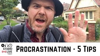 Procrastination in Music  5 tips to help you create your best songs [upl. by Cestar]