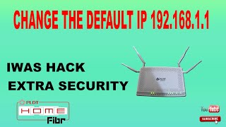 How to change PLDT fiber modem default gateway IP [upl. by Diraf]