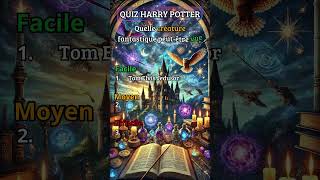 Harry Potter  le quiz ultime pour experts [upl. by Severen]