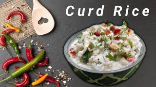 South Indian Traditional Curd Rice  easy curd rice recipe Vasudhas kitchen [upl. by Zoeller]