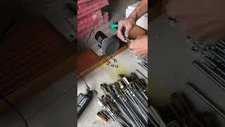 Process of Tightening Bolts on the Base Rod  Unique tools to boost efficiency and streamline work [upl. by Aihsital582]