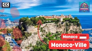 Visit millionaire 💵💎⛵ MONACO 🇲🇨  MonacoVille Historic District 🏰  October 2024  HD [upl. by Ellierim839]