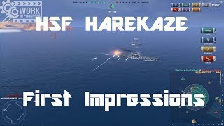 HSF Harekaze WiP  First Impressions [upl. by Ainolloppa]