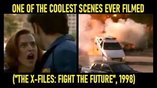 One Of The Coolest Scenes Ever Filmed quotTHE XFILES FIGHT THE FUTUREquot 1998 [upl. by Girovard]