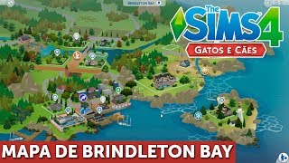 MAPA DE BRINDLETON BAY  THE SIMS 4 GATOS E CÃES [upl. by Nolham176]